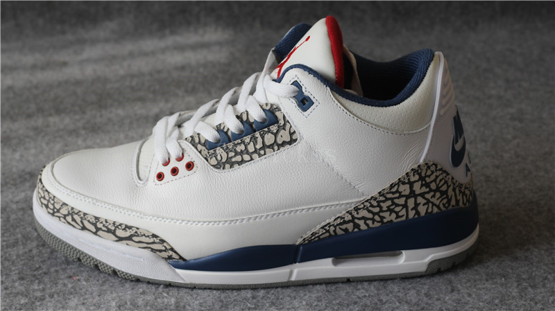 Air Jordan III 3 OG True Blue White Nike Back